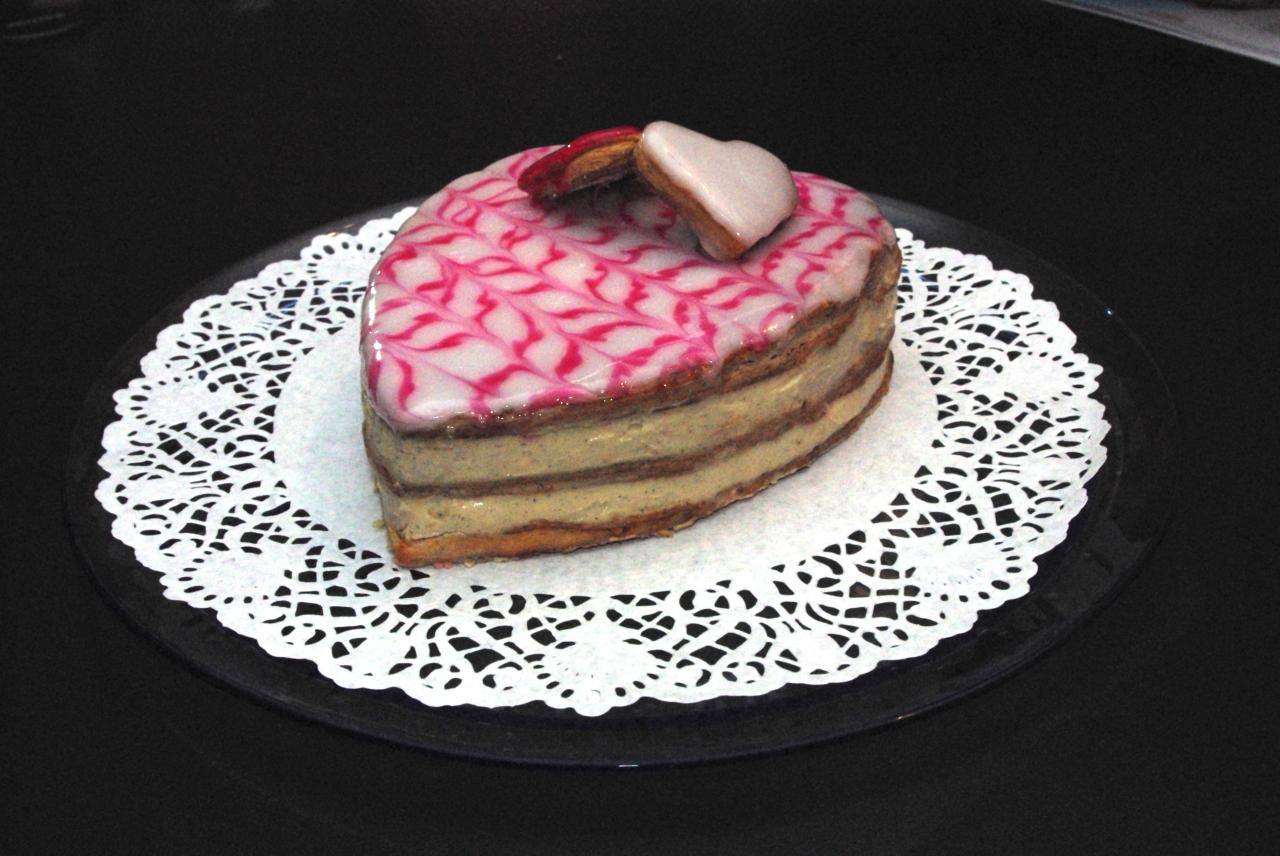 Mille feuille saint valentin