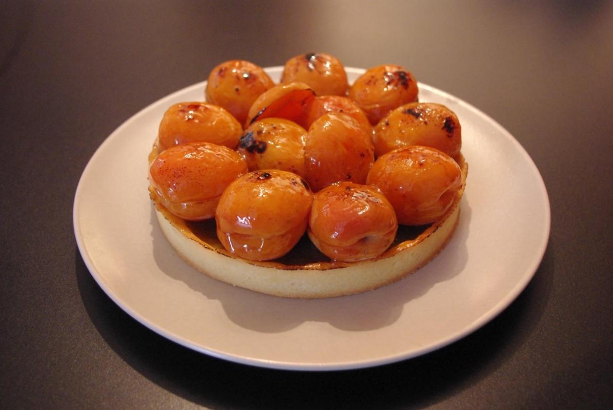 Tarte abricots rhubarbe1