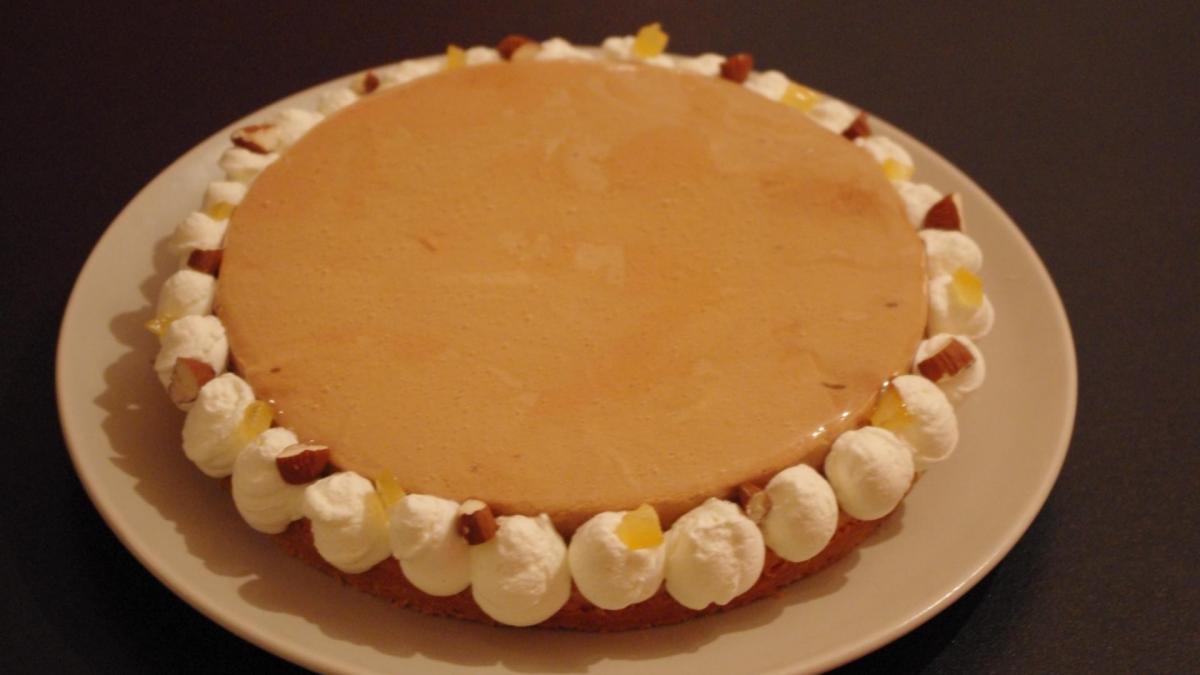 Tarte praline yuzu